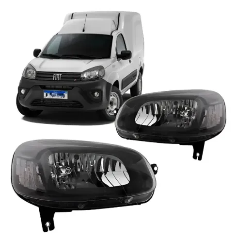 Farol Mascara Negra Fiat Fiorino Peugeot Partner 2022 2023 2024 2025 2026