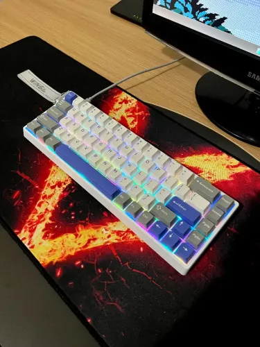 Teclado Mecânico AULA WIN68 HE MAX 8KHz Hall Effect | Estado de Novo | Completo
