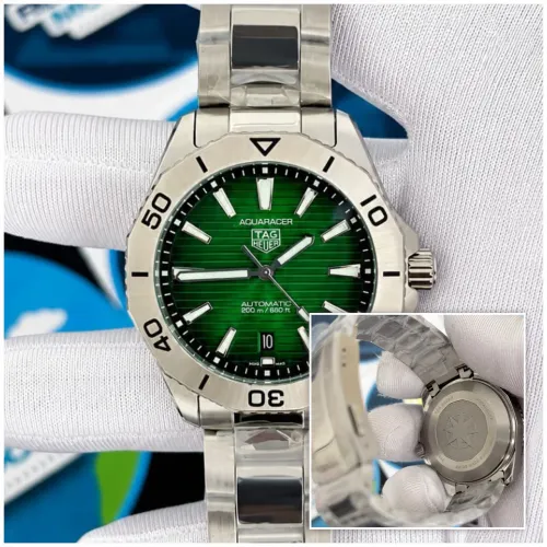 RELÓGIO TAG AQUARACER FUNDO VERDE