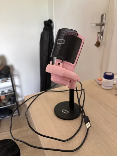 Microfone Rosa de Computador