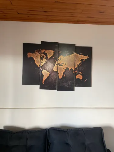 Quadro Mapa Mundi