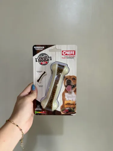 Mordedor biobone e de nylon para cachorro 