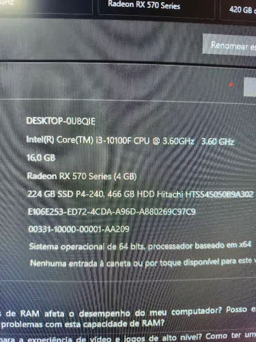 Pc com configuração para jogar