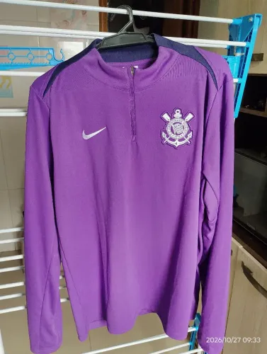 Camisa corinthians manga longa, academy pro, 2025 gg