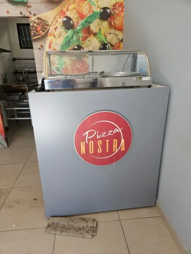 BALCÃO ATENDIMENTO PDV MADEIRA ADESIVADO CINZA