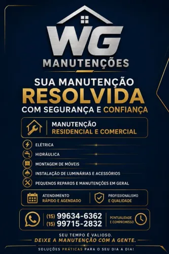 WG MANUTENÇÕES | SERVIÇOS RESIDENCIAIS