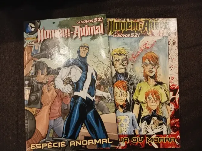 Homem Animal por Jeff Lemire - 2 edições 