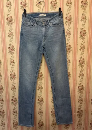 Calça jeans LEVIS 714 Straight feminina, 38
