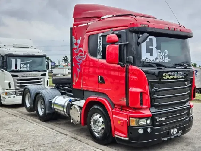 Scania R440 6x2 Ano 2013 Automático Ar Condicionado Cama Grande - REPASSE