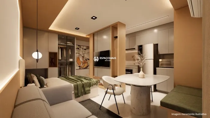 Studio à Venda com 33m² e Vaga Coberta no Condomínio My Studium - Indaiatuba/SP