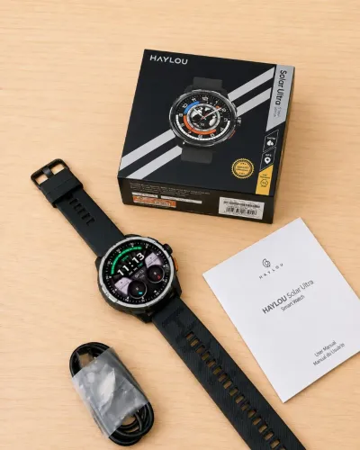 Smartwatch Haylou Solar Ultra Preto GPS Integrado Lacrado Versão 2026