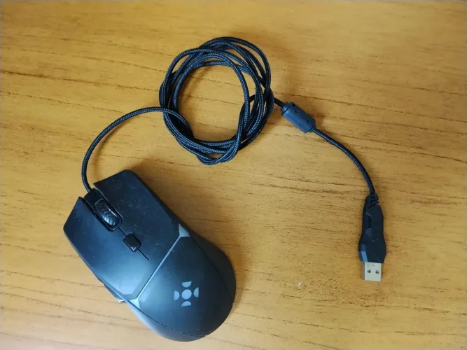 Mouse Gamer Fortrek Crusader RGB 7200 Dpi