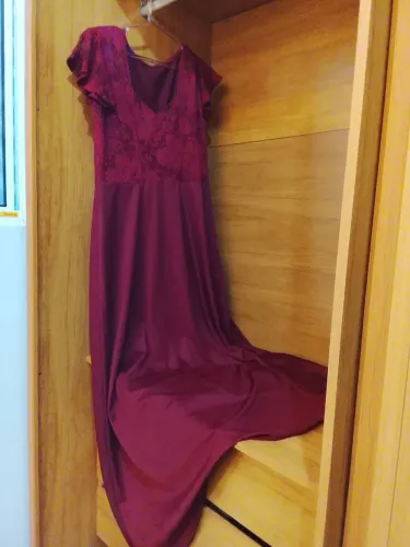 Vestido de Festa - Vinho