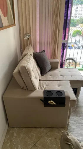 Sofá retrátil 2 lugares