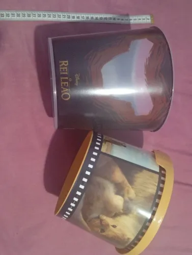 Balde de pipoca Giratório - Rei Leão