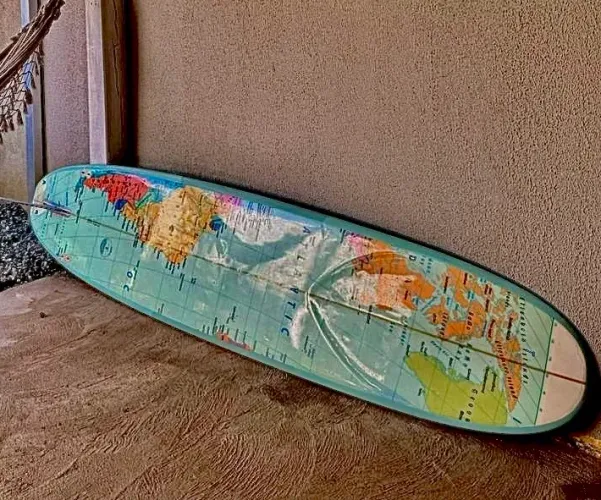Prancha longboard maravilhosa única 