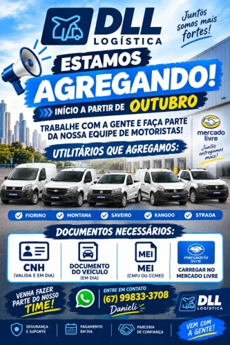 Vaga para motorista