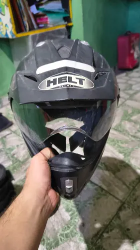 Capacete Helt Cross Vision - Preto Fosco