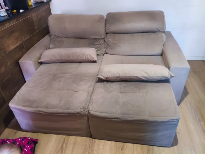 sofa retratil reclinavel