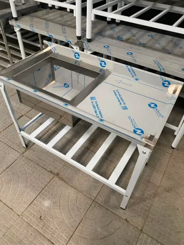 Pia inox industrial 120x55