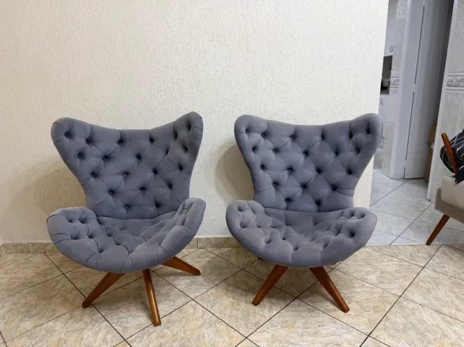Poltronas Egg Giratórias