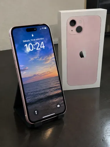 IPHONE 13 de 128gb na cor rosa