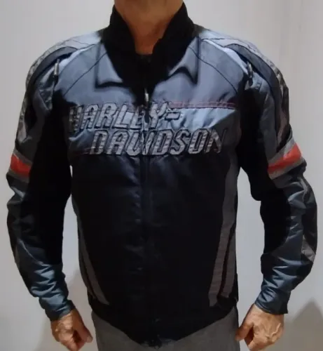 JAQUETA HARLEY DAVIDSON IMPERMIÁVEL ORIGINAL NOVA