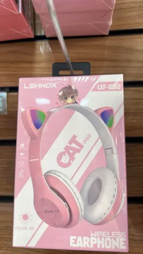 Fones de Gatinho Bluetooth
