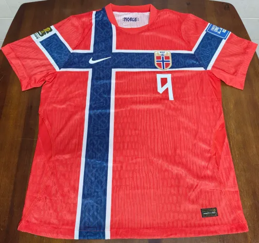 Camisa Noruega Copa do mundo 2026 - Modelo jogador Haaland 9