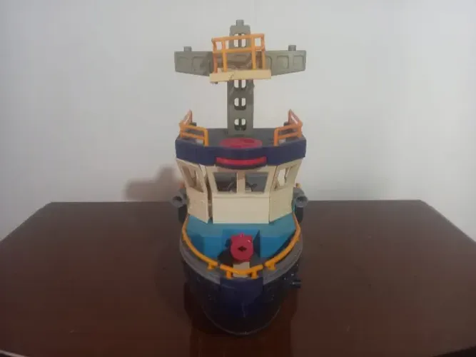 Antigo Barco de Brinquedo Fischer Price