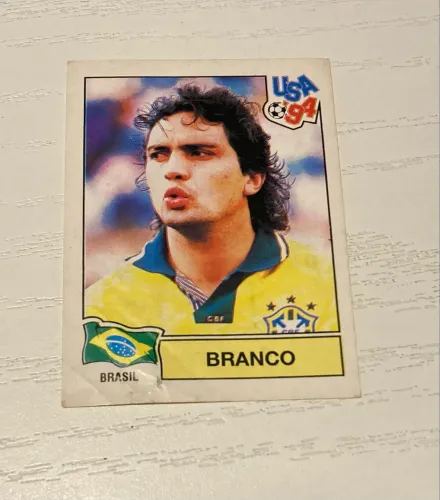 Figurinha Copa 1994 - Branco - Brasil - nunca colada