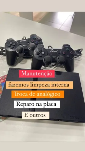 FAZEMOS MANUTENÇAO EM VARIOS MODELOS DE VIDEO GAME