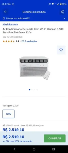 Ar condicionado 