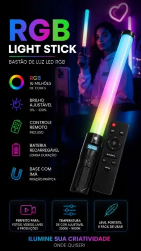 Bastão de LED RGB