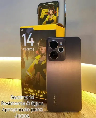 Realme 14 5G (NFC) 512GB +12GB RAM NOVO ENTREGAMOS GRÁTIS
