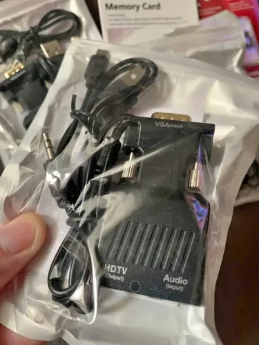 Conversor Vga pra Hdmi com áudio e vídeo