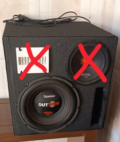 Grave Subwoofer Bomber Outdoor 10" 300w RMS 4 ohms