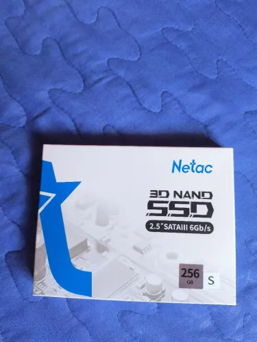 SSD Sata Netac 256gb com case em alumínio
