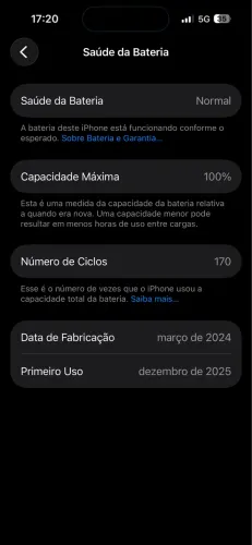 iPhone 15 impecável