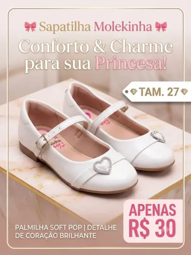 Sapatilha Molekinha tamanho 27