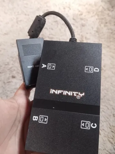 Multitap para PS2 adaptador até 4 controles