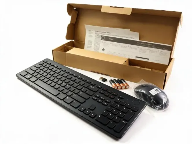 Kit Teclado e Mouse Sem Fio Dell KM632 Original | Novo na Caixa