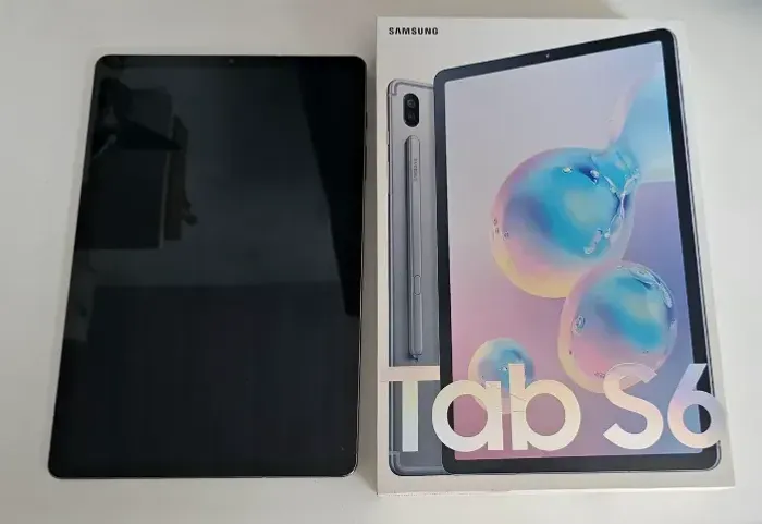 Samsung Galaxy Tab S6 SM-T865 de 10,5 polegadas 6GB RAM / 128GB ROM - display queimado