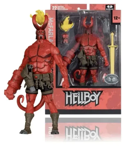 Boneco Hellboy Mcfarlane Toys Platinum Collector Chase