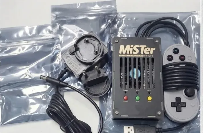 Mister FPGA Completo + Controle + SD64GB + Fonte - Só Usar