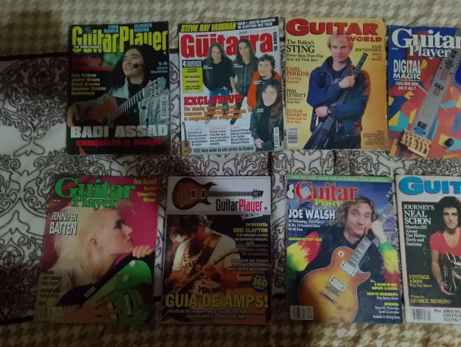 Lote de revistas de guitarra