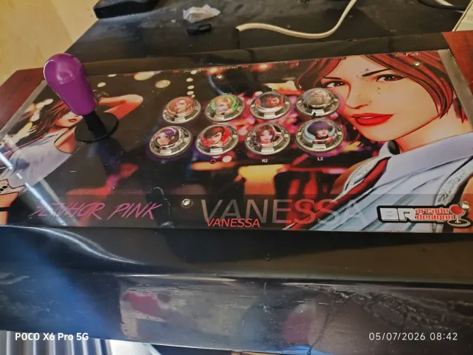 Arcade USB pc ps4 com led nos botões
