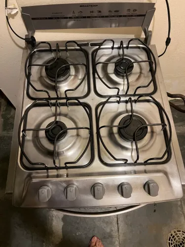 FOGÃO BRASTEMP GÁS ENCANADO