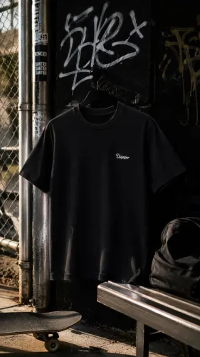 Camiseta Tradicional Básica Dantier 100% Algodão Preto