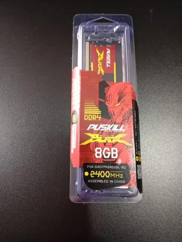 Memória RAM 8GB DDR4 2400MHz Puskill Killblade - Nova -R$260,00